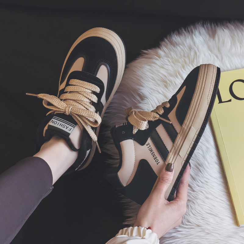 【YU】加绒与不加绒高帮美拉德秋冬新款板鞋女韩版保暖休闲百搭女鞋