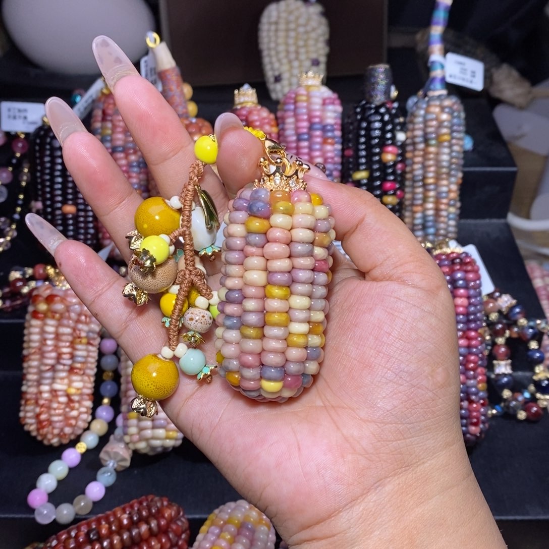 玉有***朵文玩玉米高货晕染奶呼呼