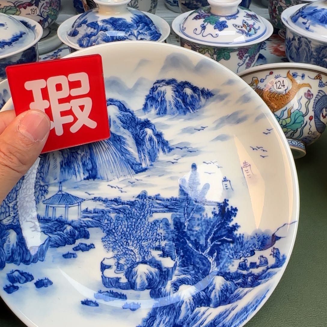 陶纯手工纯手绘茶具384