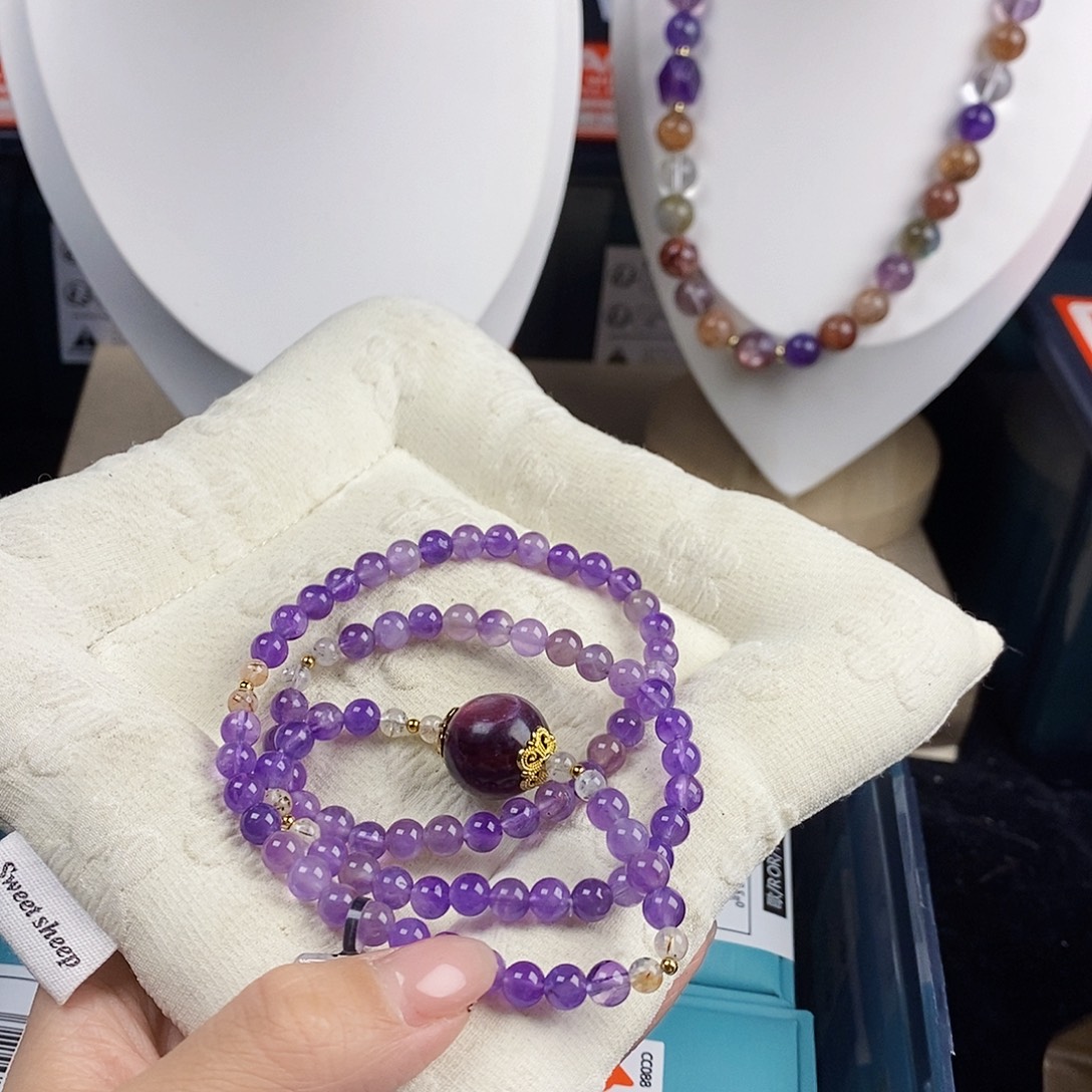 手链银S925镶嵌水晶