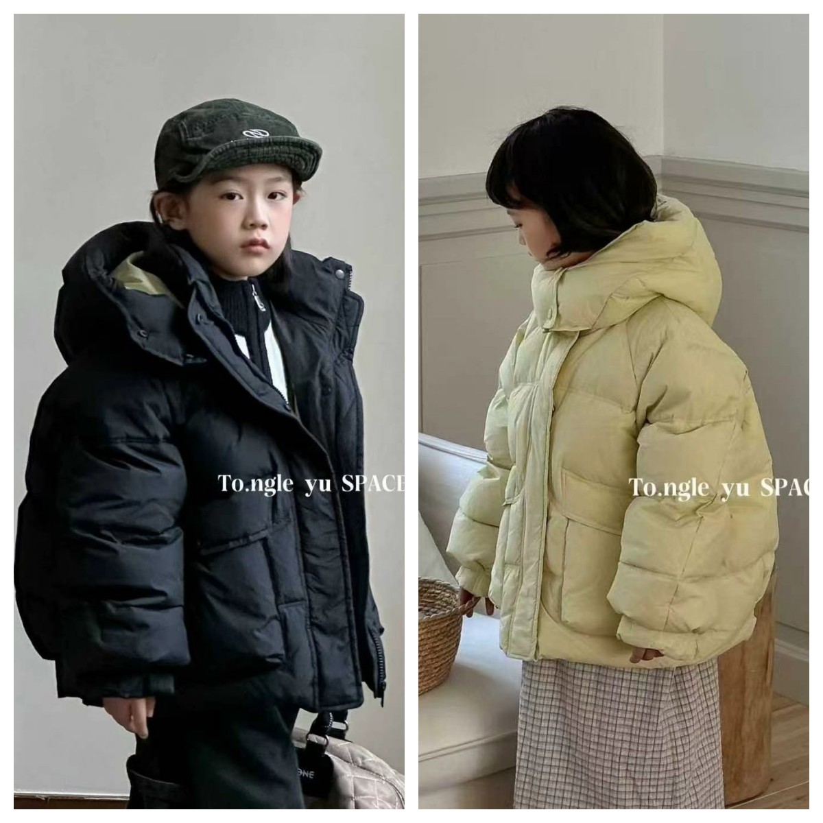 儿童羽绒服2025新款冬装男女童白鸭绒羽绒外套加厚韩版羽绒外套