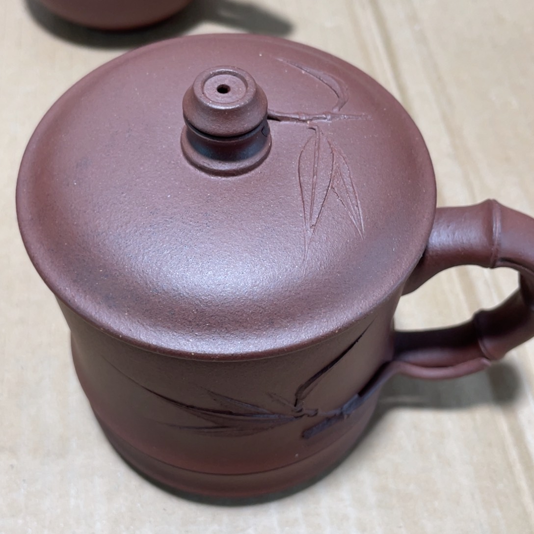 紫砂茶杯底槽清盖杯微瑕处理