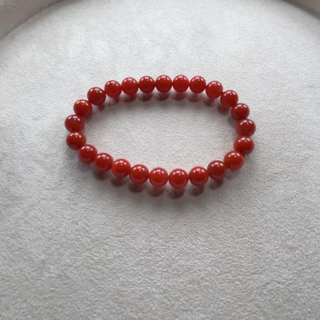 南红玛瑙8➕手串未镶嵌