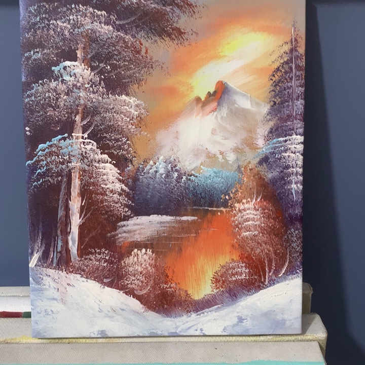 手工手绘精品油画内框20➕25尺寸
