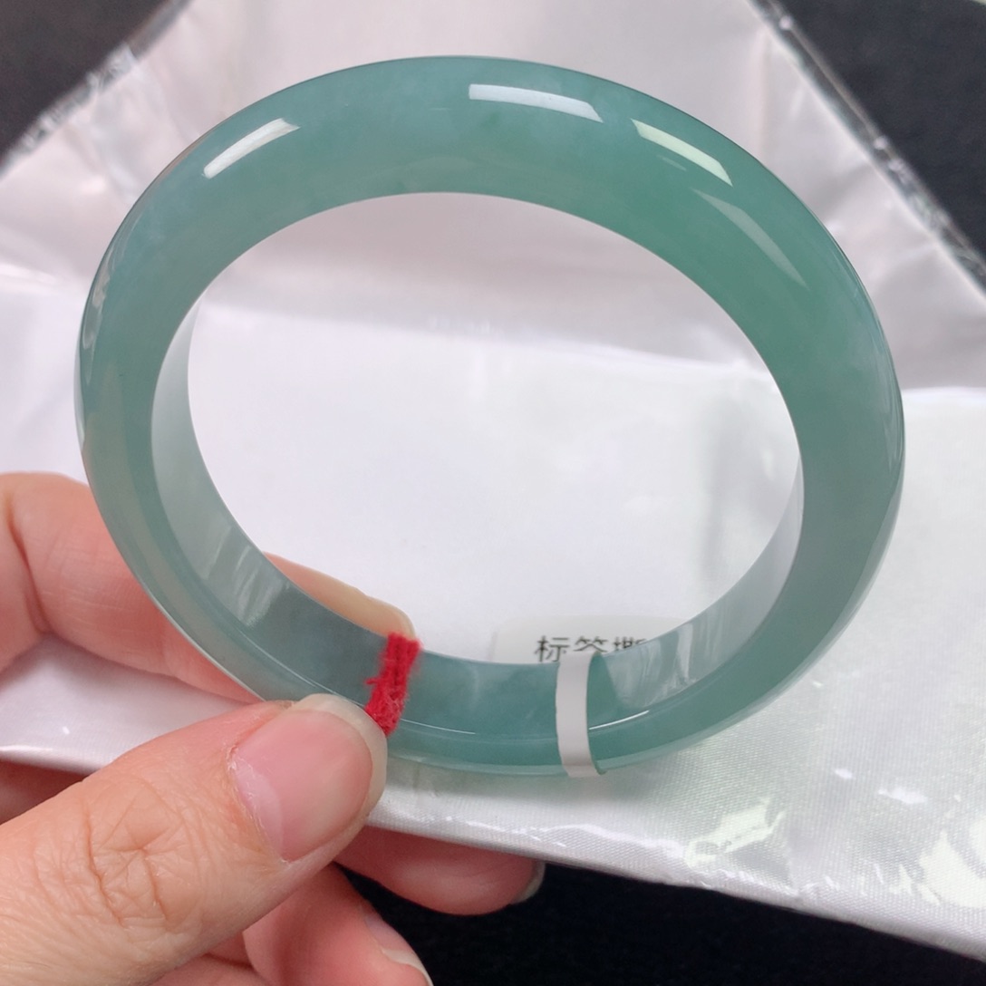 未镶嵌手镯翡翠缅甸天然翡翠手镯57