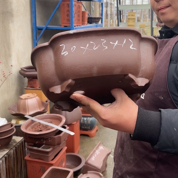 紫砂花盆紫砂等传统