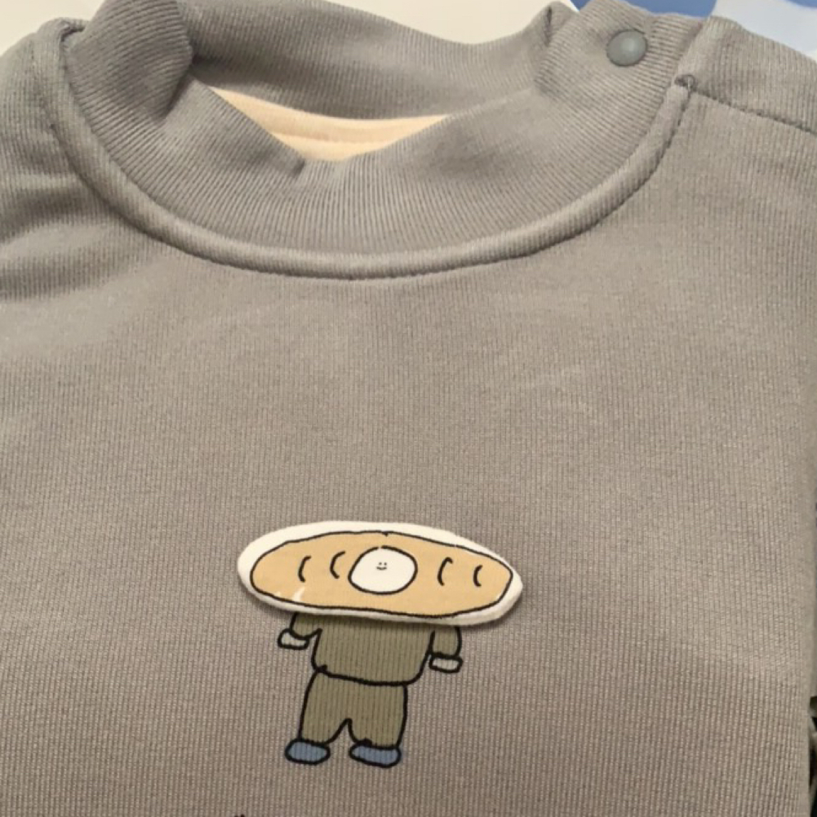 玥儿T（8162）面包超人德绒打底衫