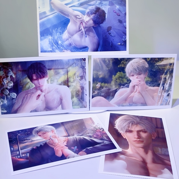 深空明信片卡片（盲抽2张明信片）直播抽