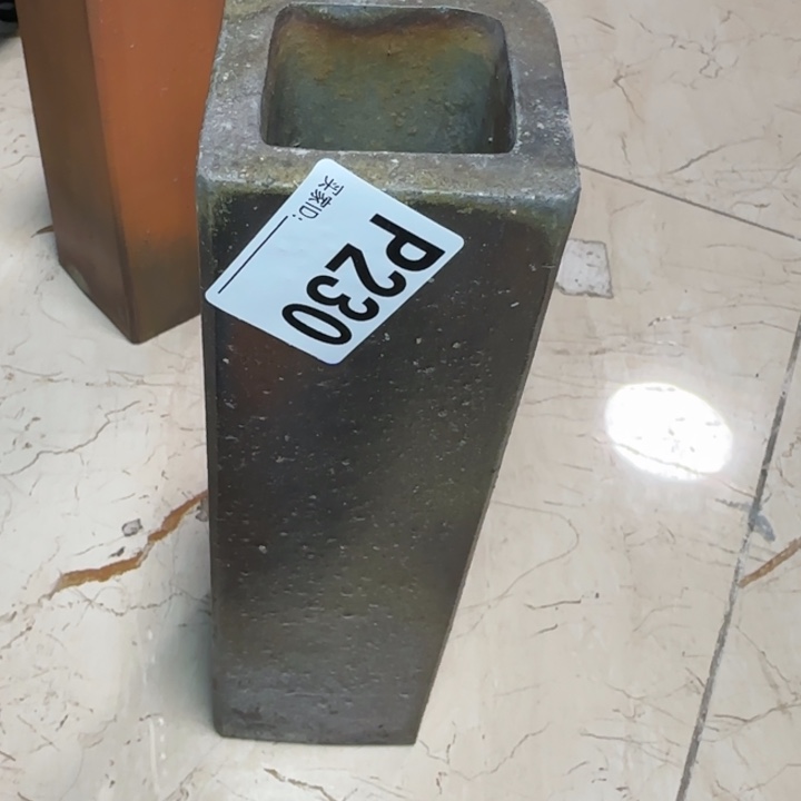 备前烧作品备前烧作品内侧窑裂