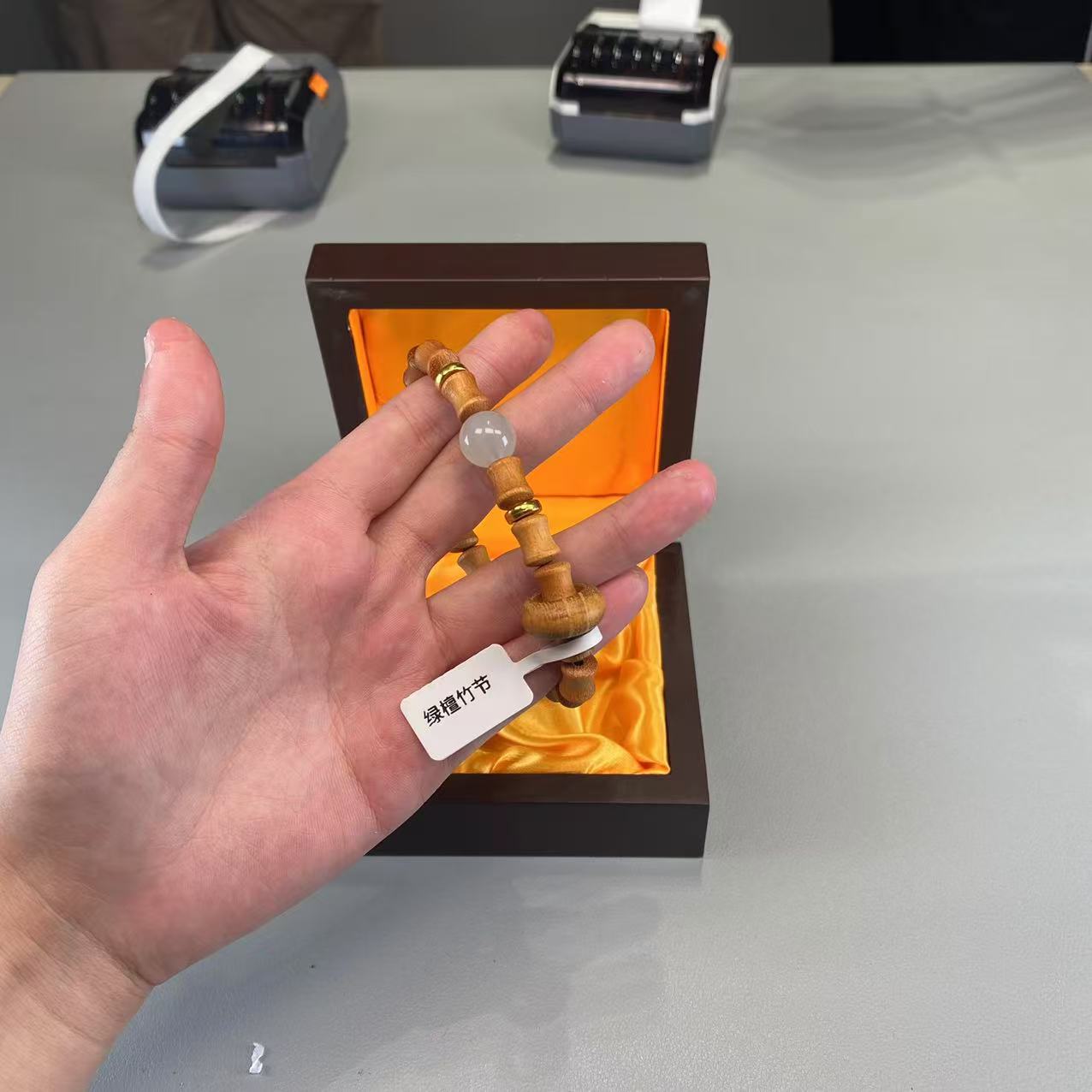 绿檀竹节手串MK392（不带礼盒）