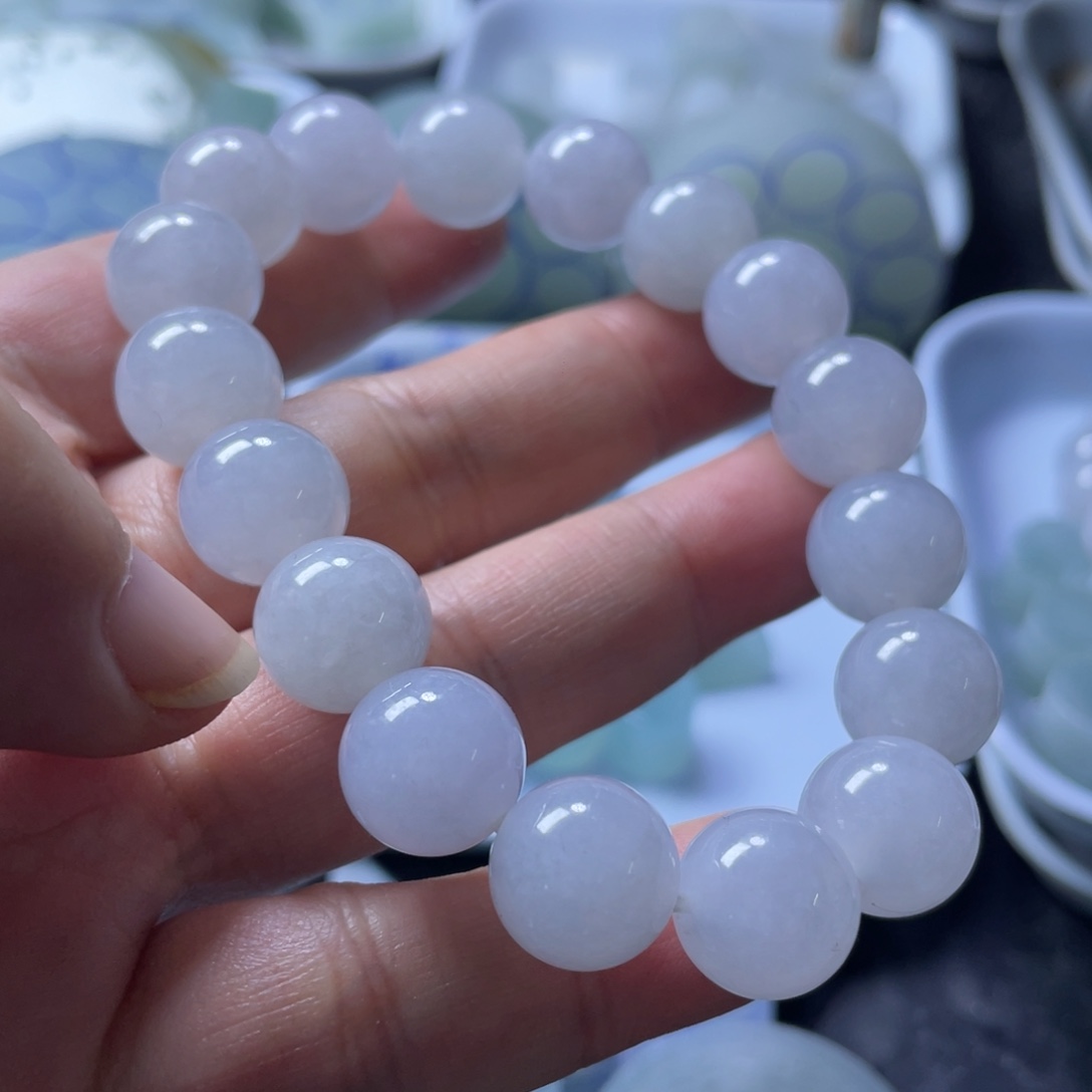 翡翠未镶嵌手链成品直发