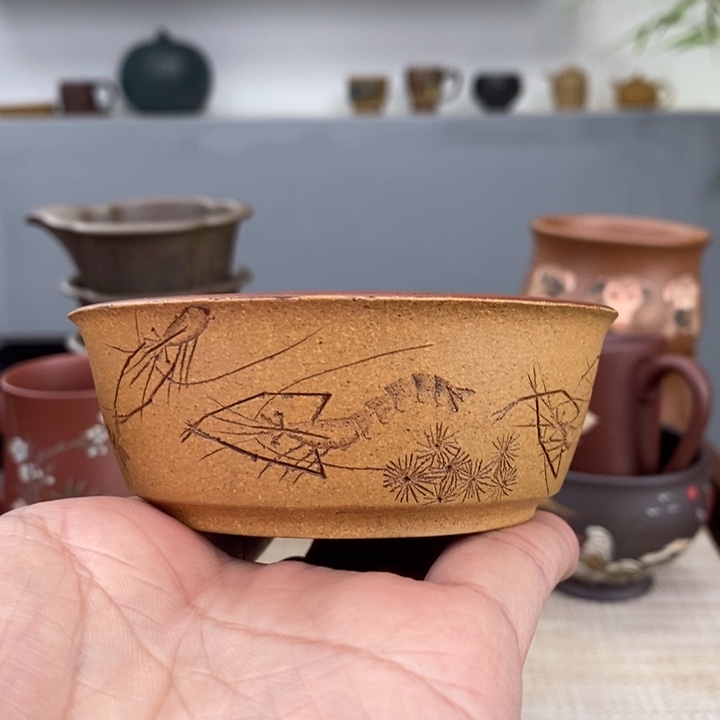 紫砂茶杯宜兴紫砂主人杯