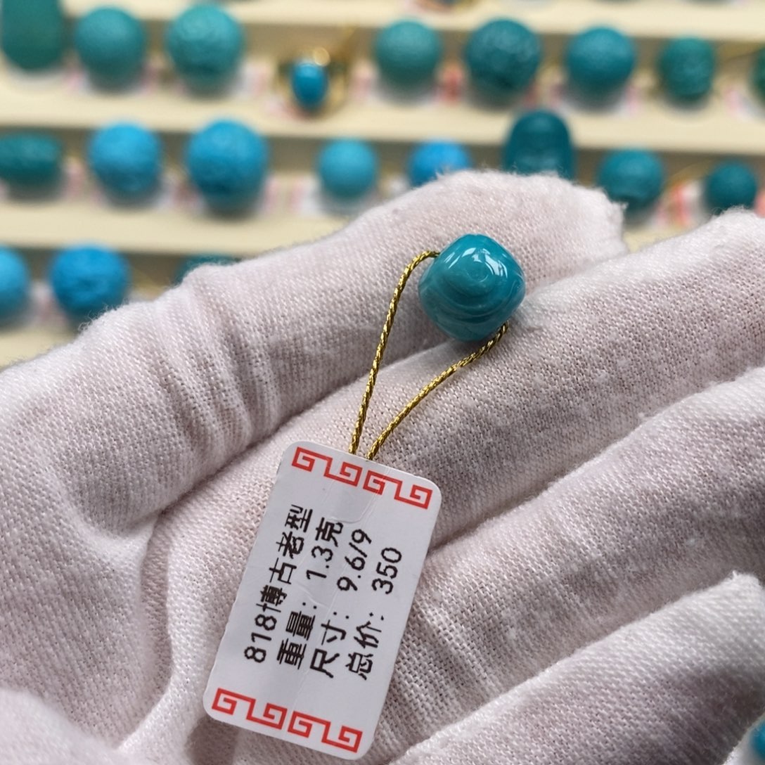未镶嵌绿松石精品原矿高瓷绿松石