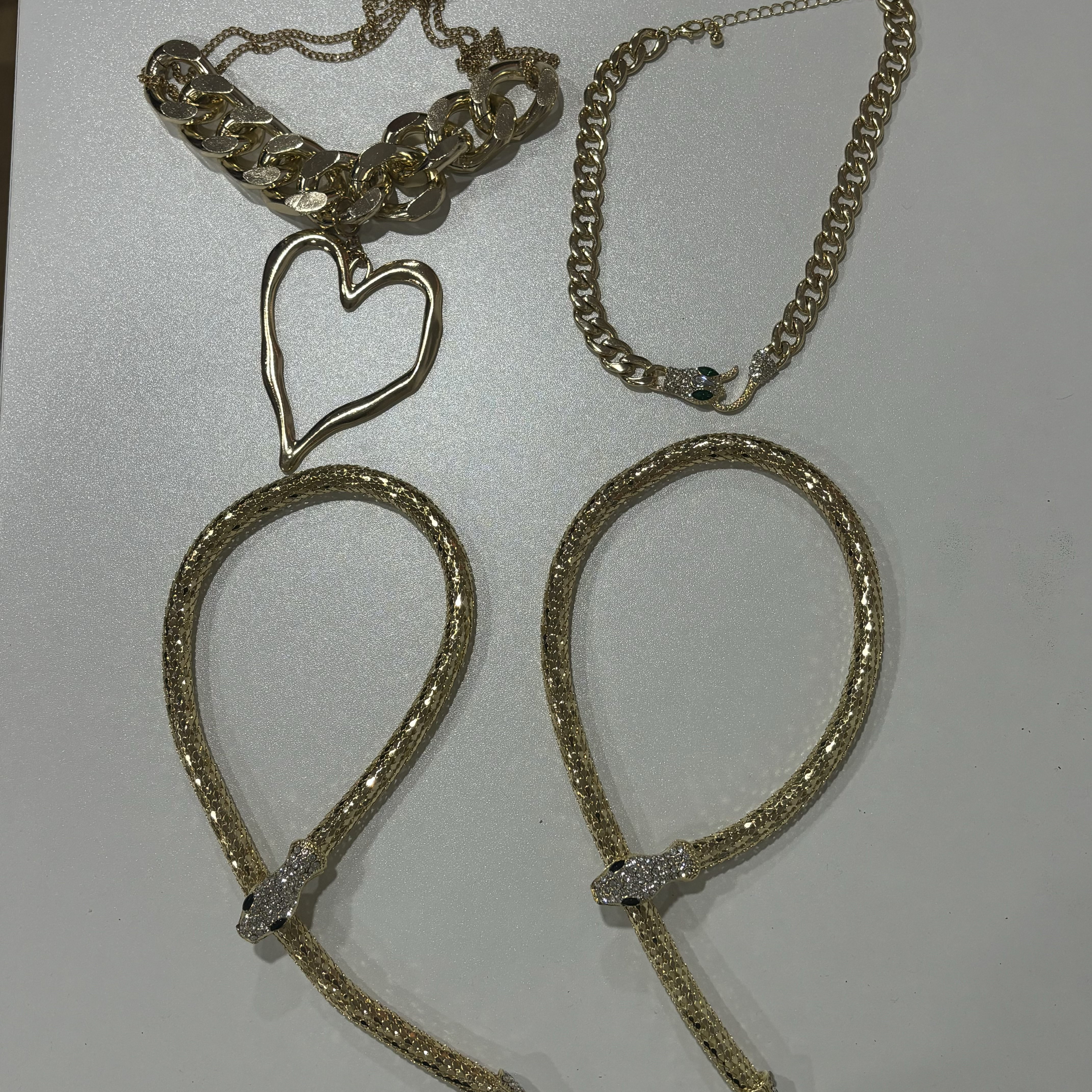 【燃星力 ICTP 俏姐姐】金色蛇形项链随机