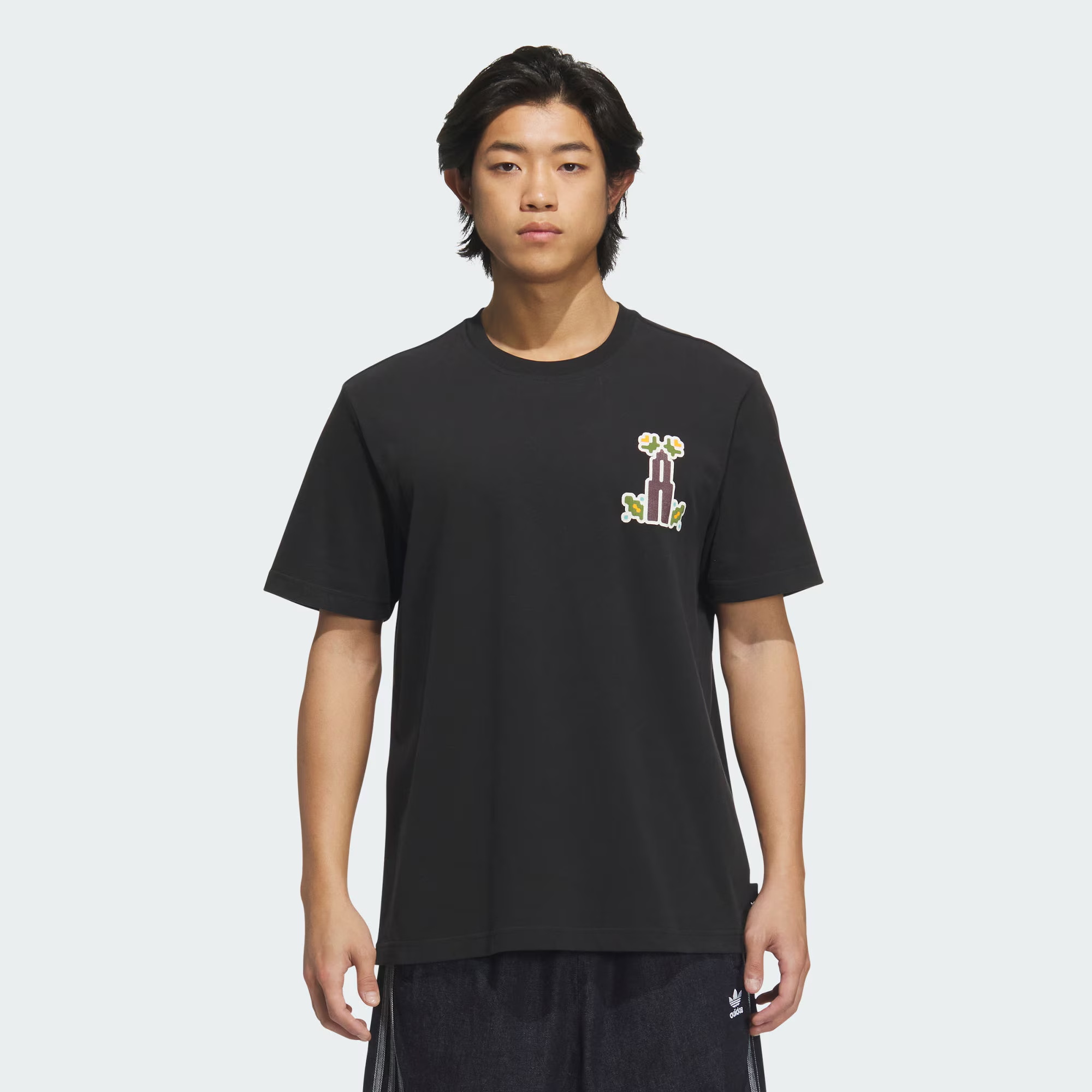 adidas/阿迪达斯Q3 TEE 3 MONO 纯棉运动短袖圆领T恤 KD1843