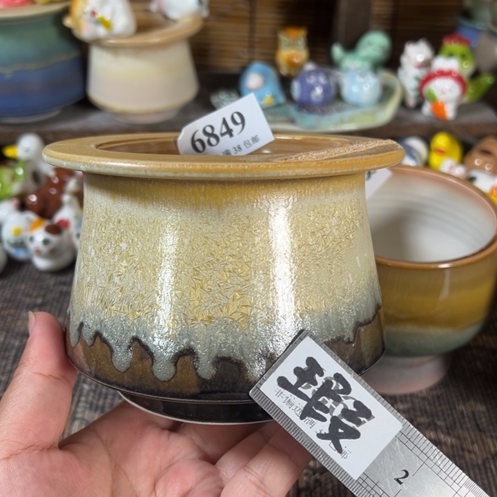 口8 手工花盆满30包邮