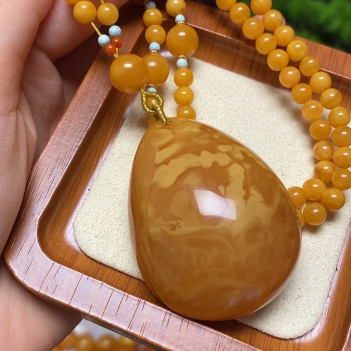 【闪购商品】蜜蜡颈饰未镶嵌项链