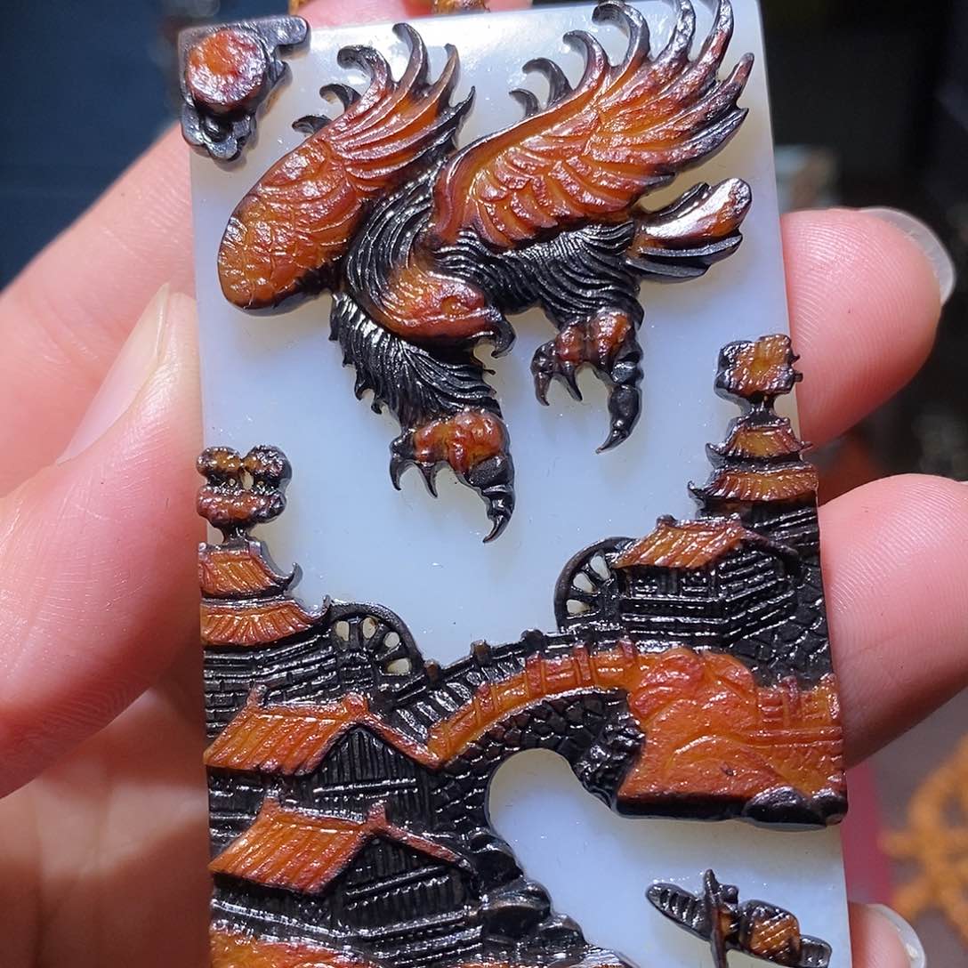 和田玉挂件未镶嵌