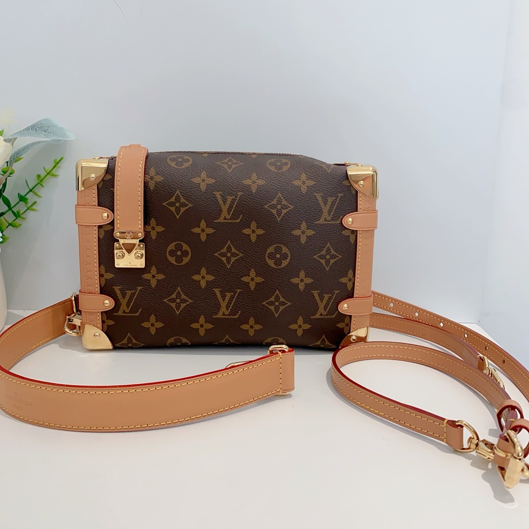 95新 LouisVuitton/路易威登 lv老花谷爱凌盒子包16280388