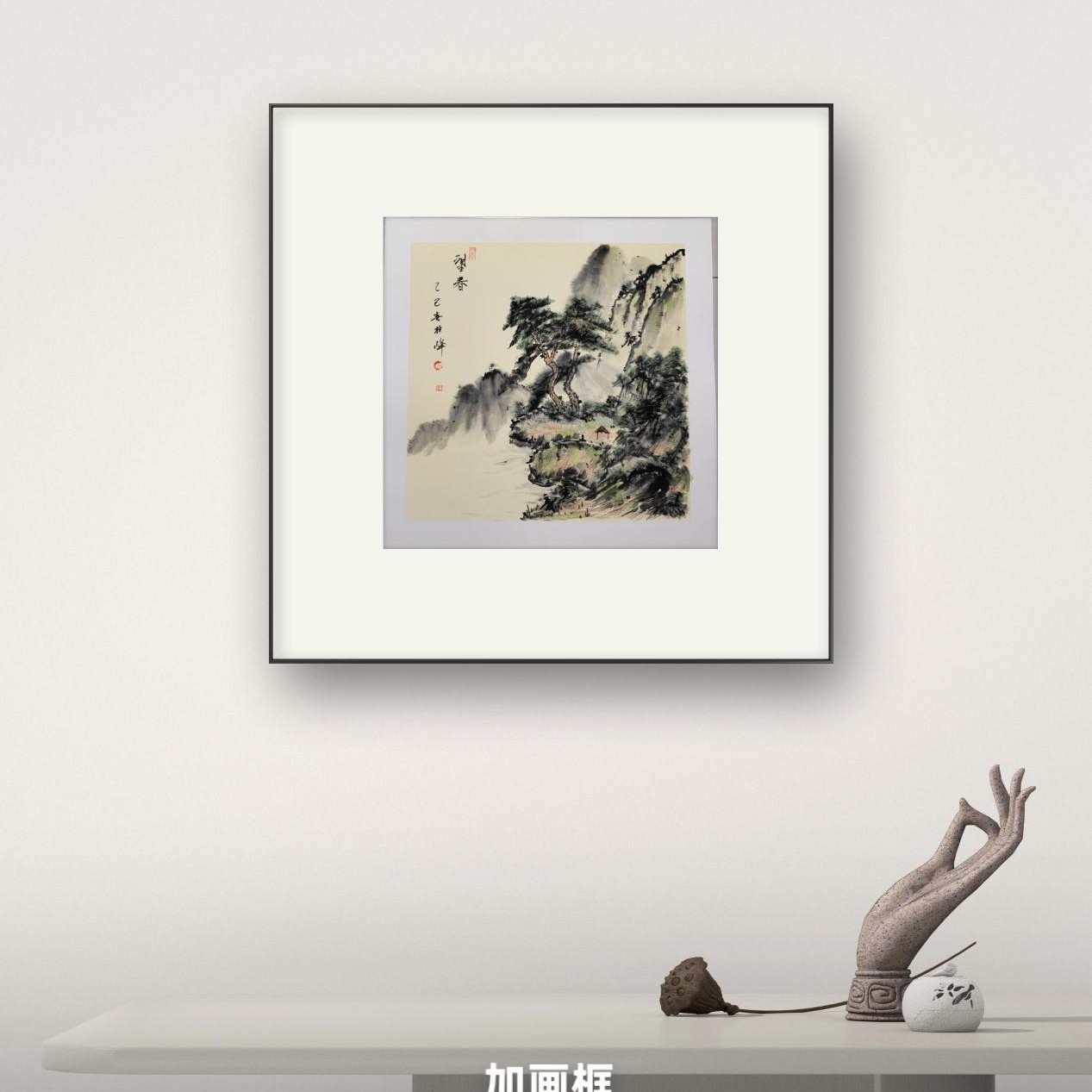 50X50斗方山水装饰画