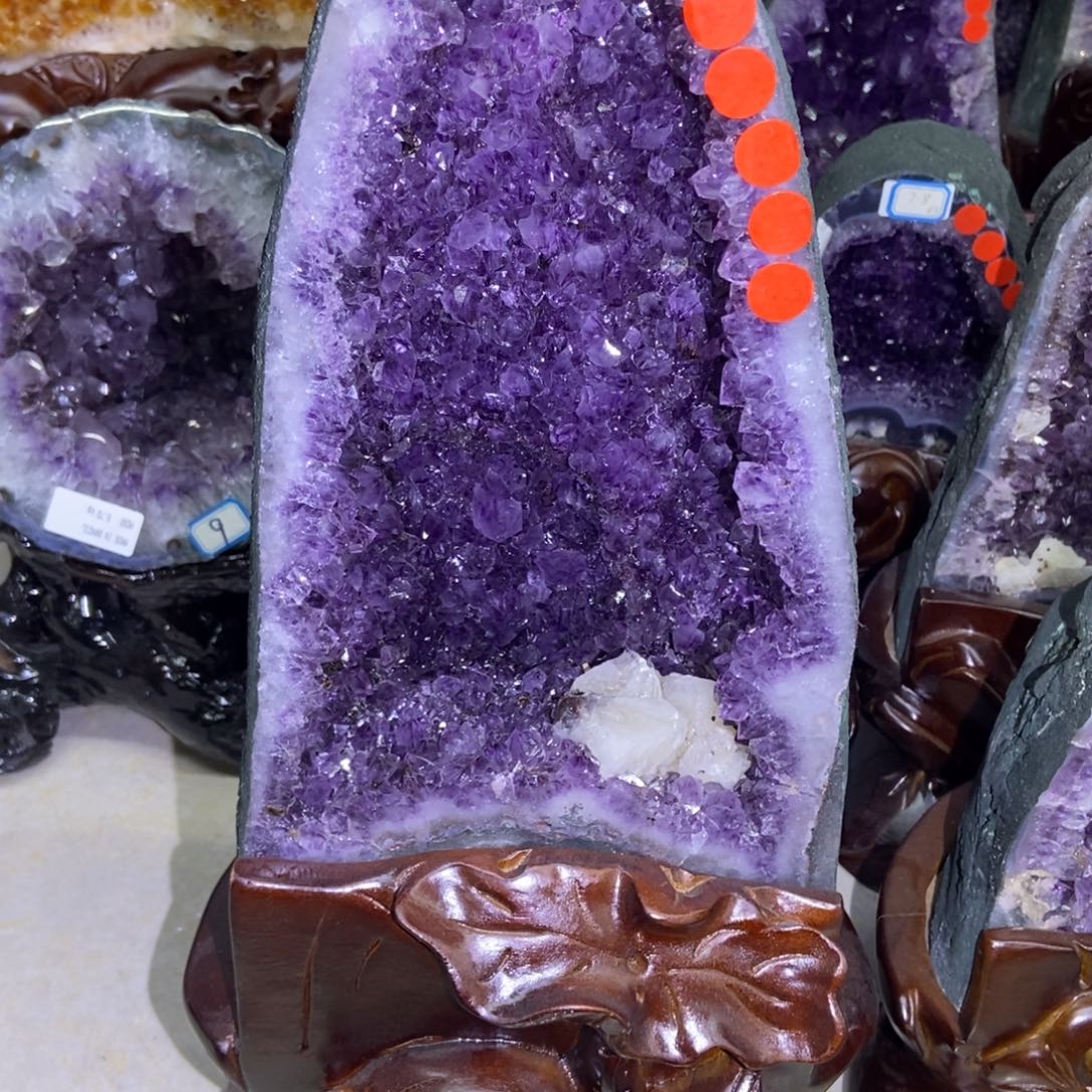 未镶嵌大型摆件（非配饰）紫晶琪