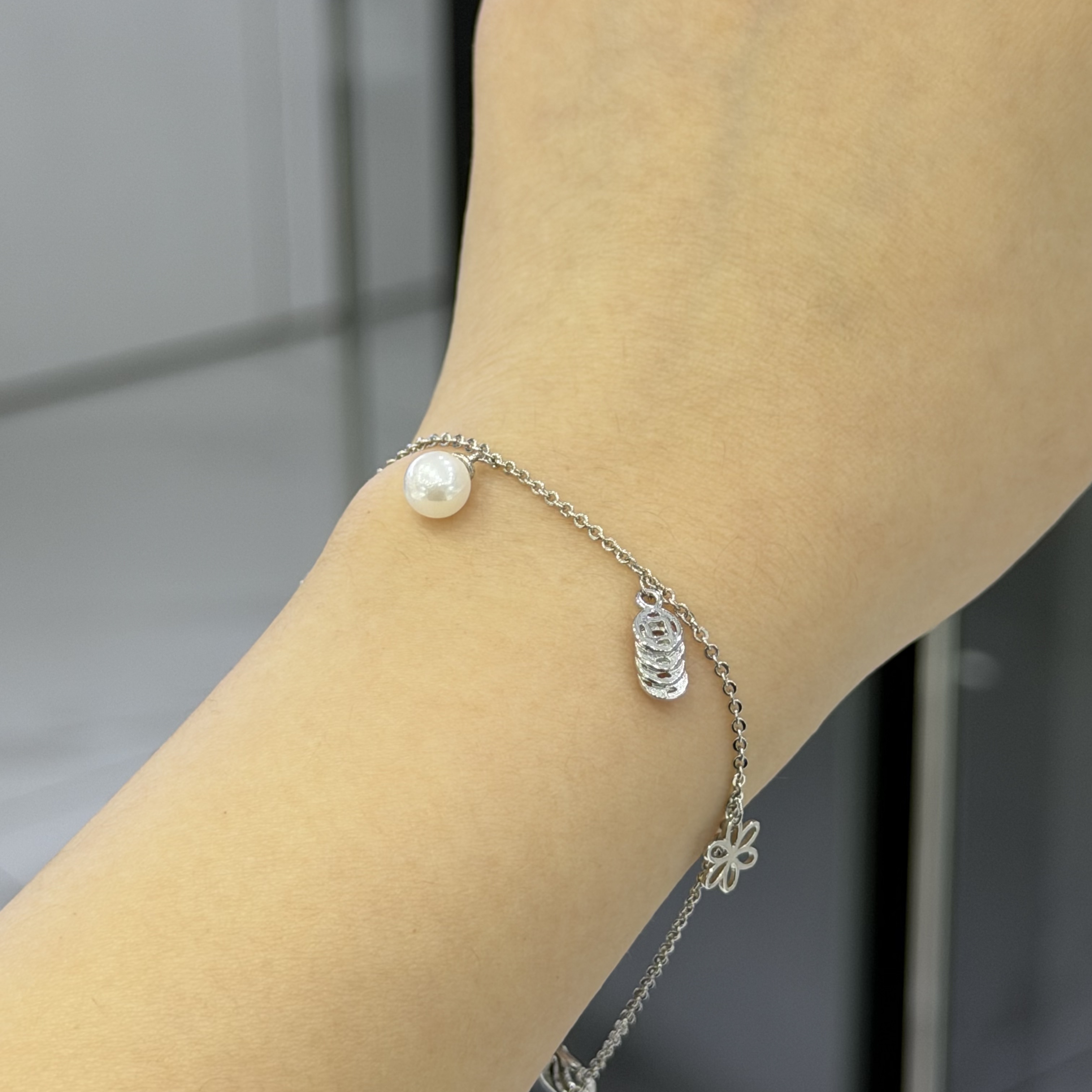 【超哥推荐】海水Akoya发财手链6-7mm 设计款 非基地发货不带证