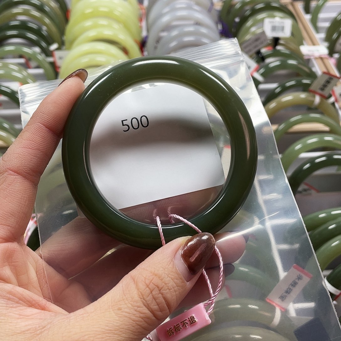 和田玉（糖玉）手镯未镶嵌500-55+