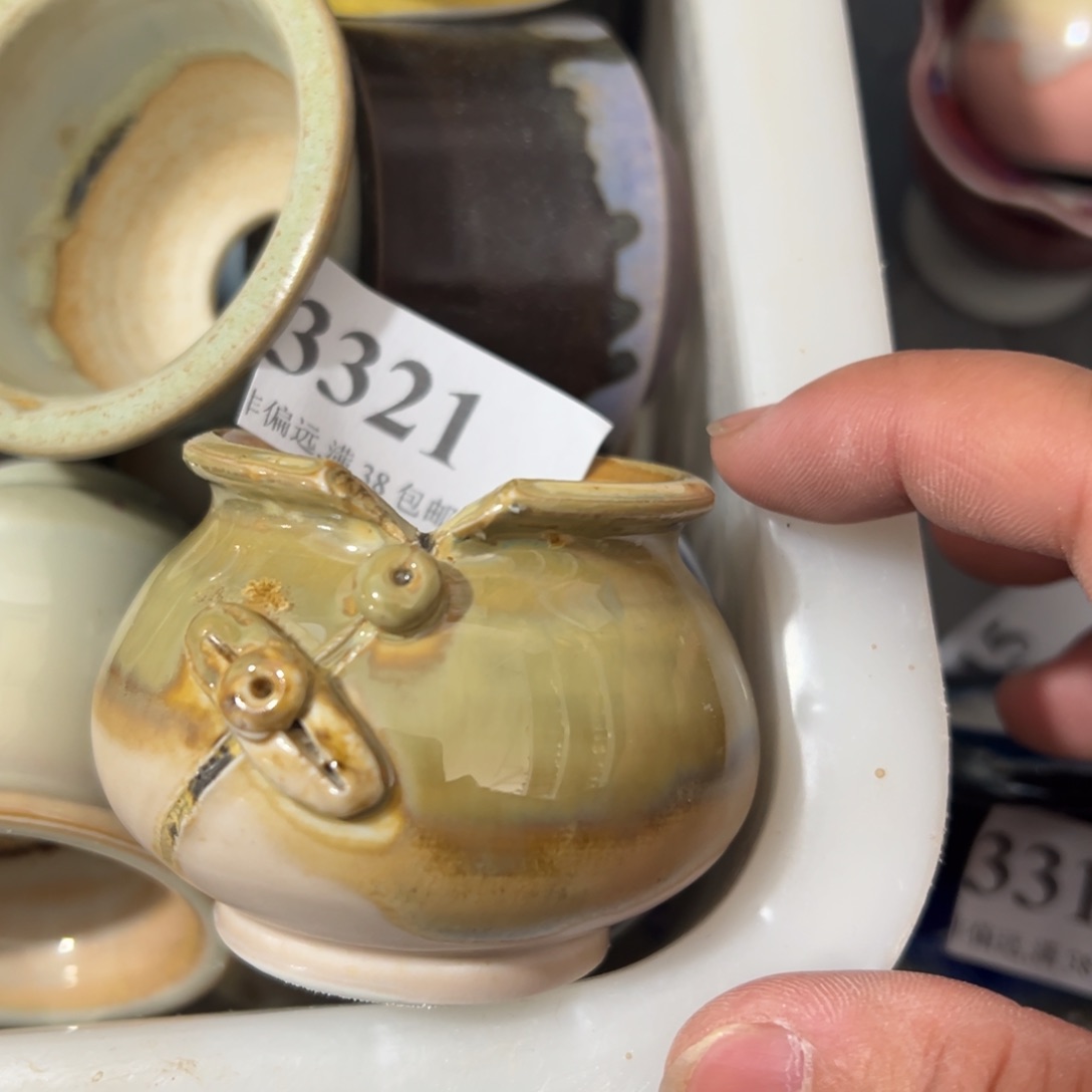 红陶景德镇手工花盆