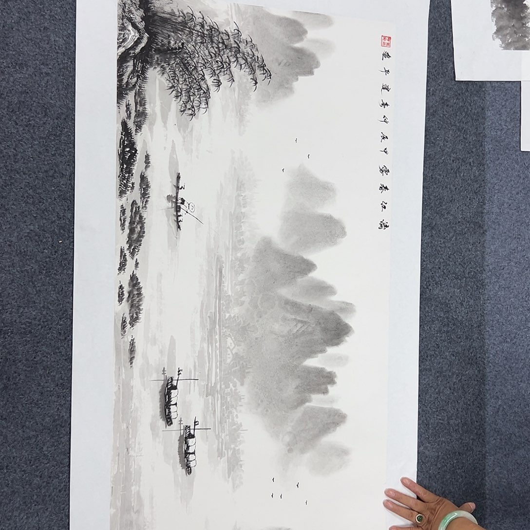 国画XD精品国画作品单幅任发