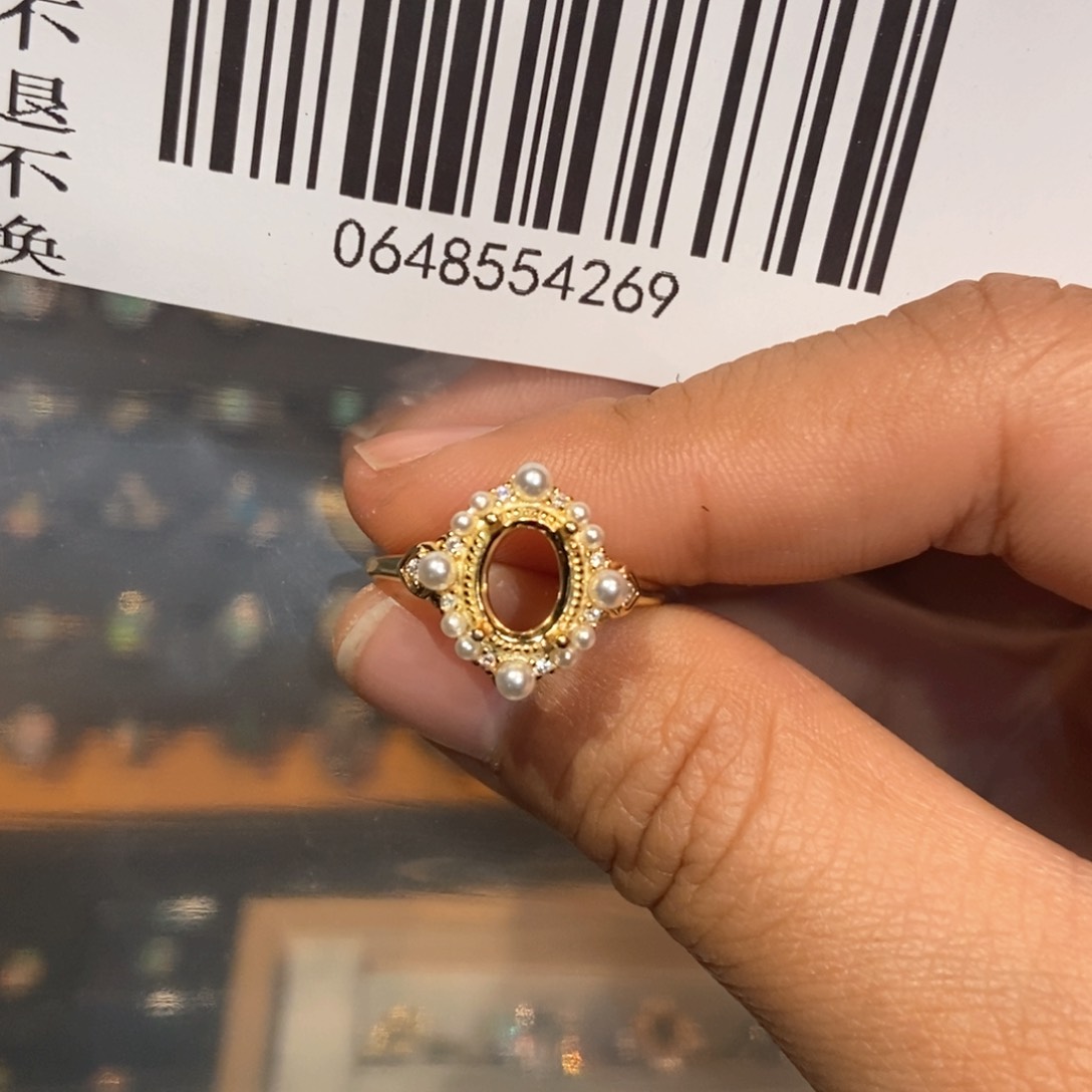 欧泊戒指—银S925镶嵌邦**妮