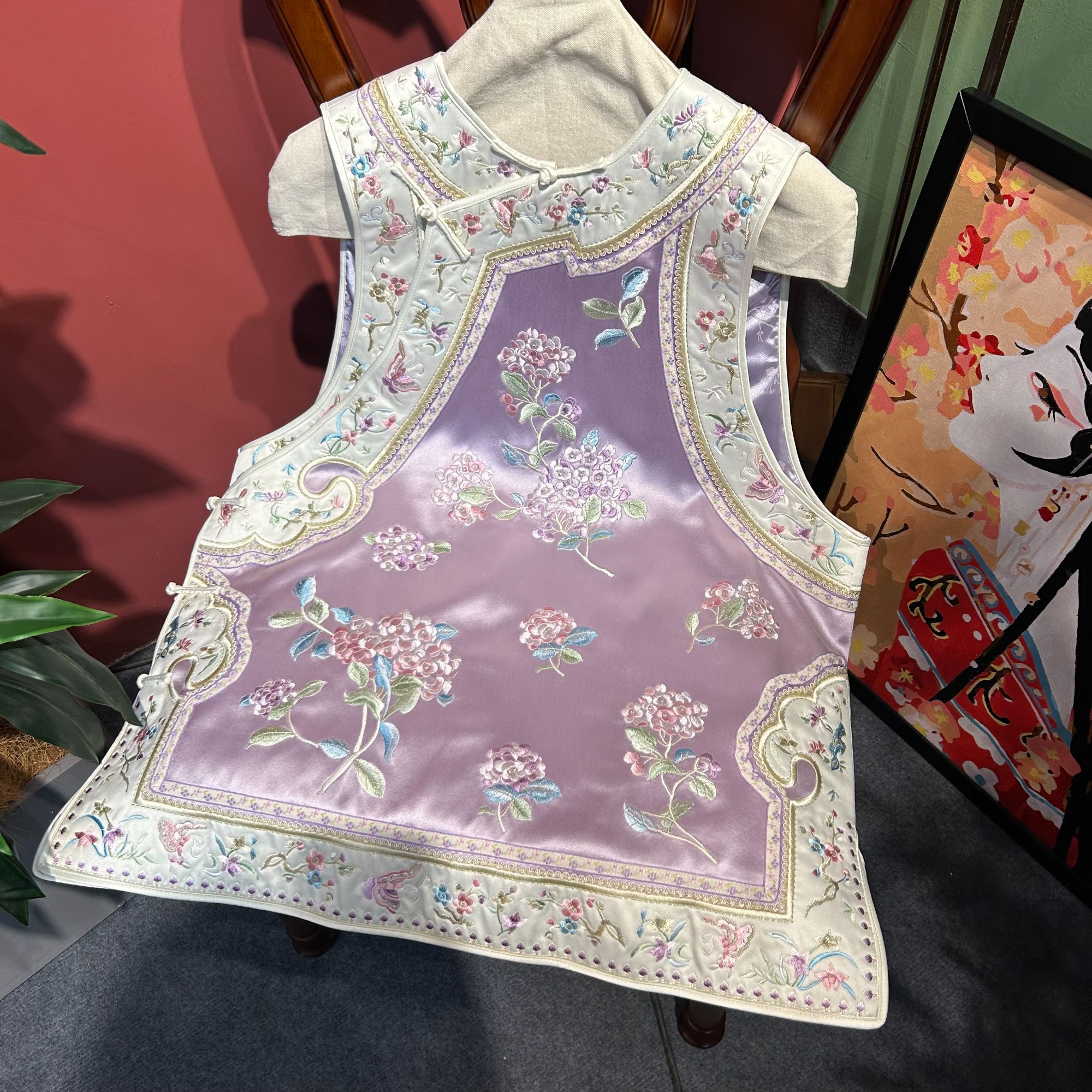 【绣球微瑕断码】马夹确认收货退运费2532