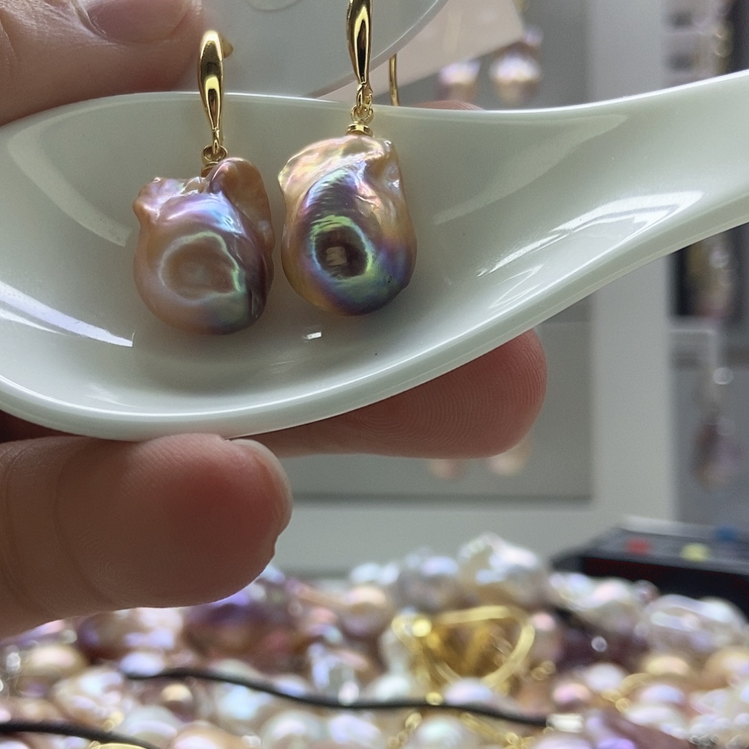 安****颈饰淡水珍珠银S925镶嵌