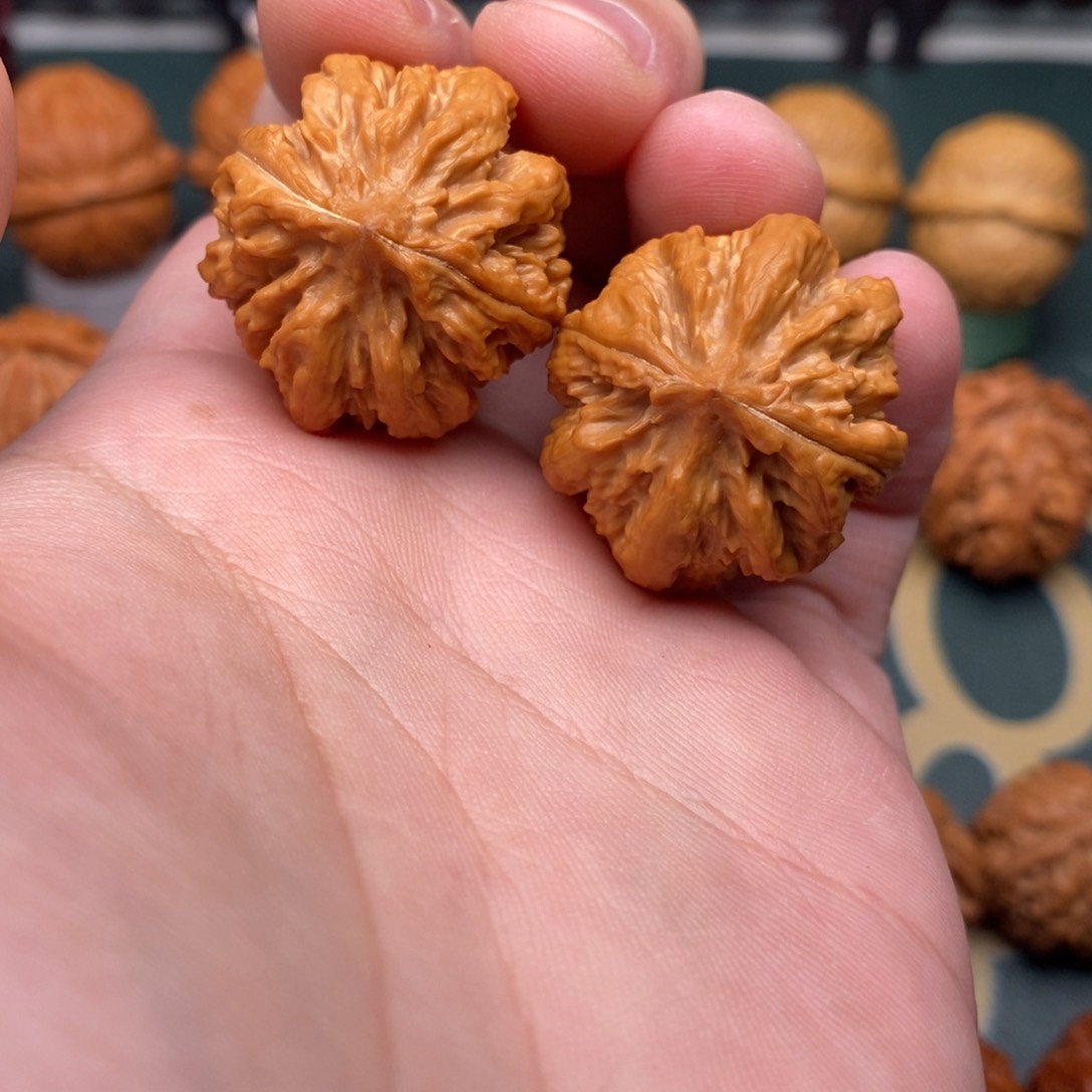 文玩核桃把件粗筋