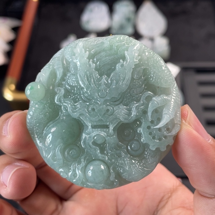 翡翠未镶嵌挂件翡翠首饰