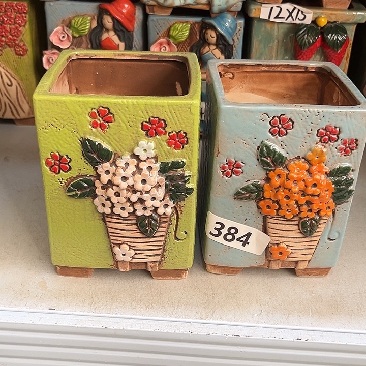 粗陶材质多肉花盆