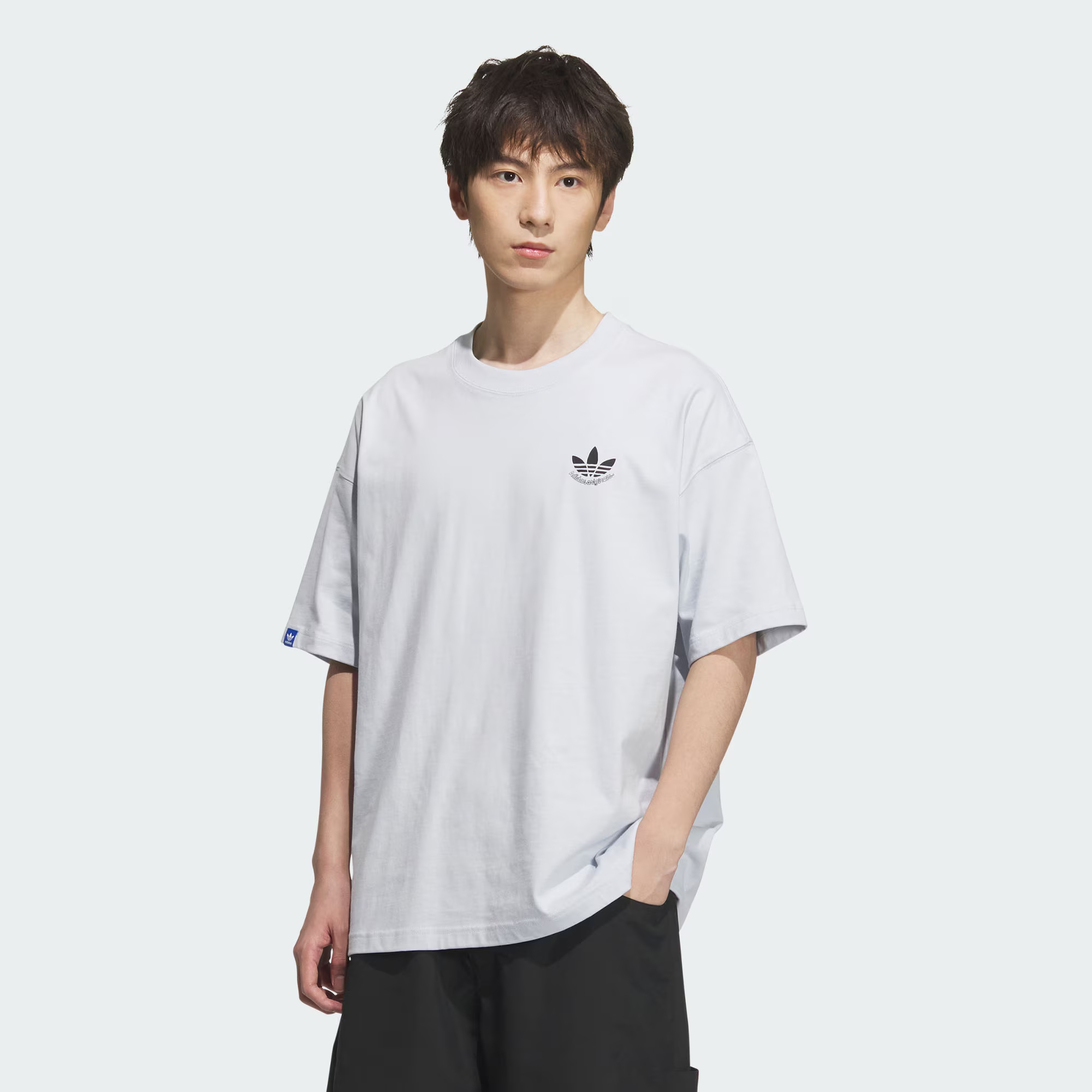 Adidas阿迪达斯三叶草【官方正品】男子夏季纯棉运动短袖T恤JN1675