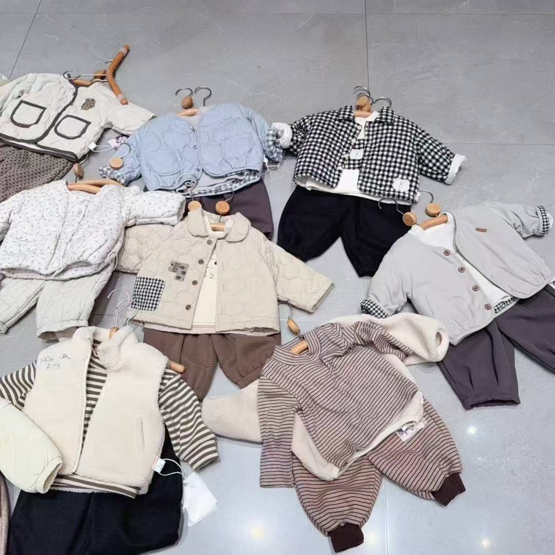 好姐秋冬宝宝三件套婴儿婴幼儿背带裤外穿