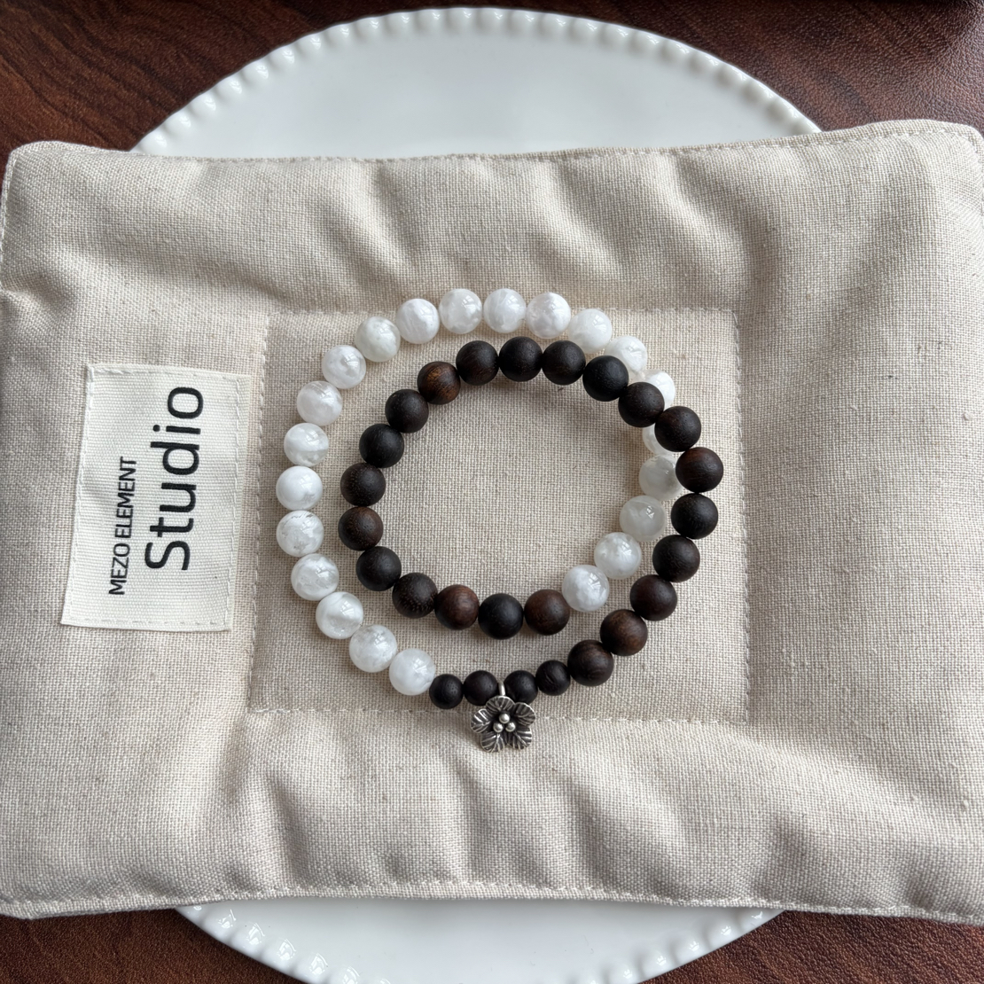 S01『松下雪』雪花双圈 