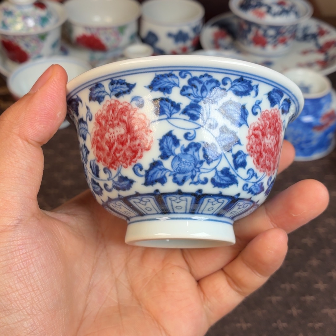 瓷杯子瓷姑娘景德镇陶瓷艺术