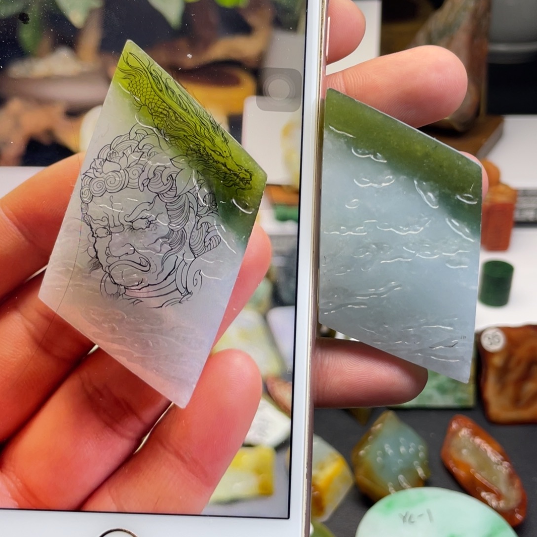 定制翡翠未镶嵌纯天然A货翡翠定制