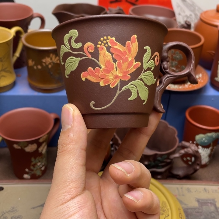 紫砂茶杯紫砂主人杯