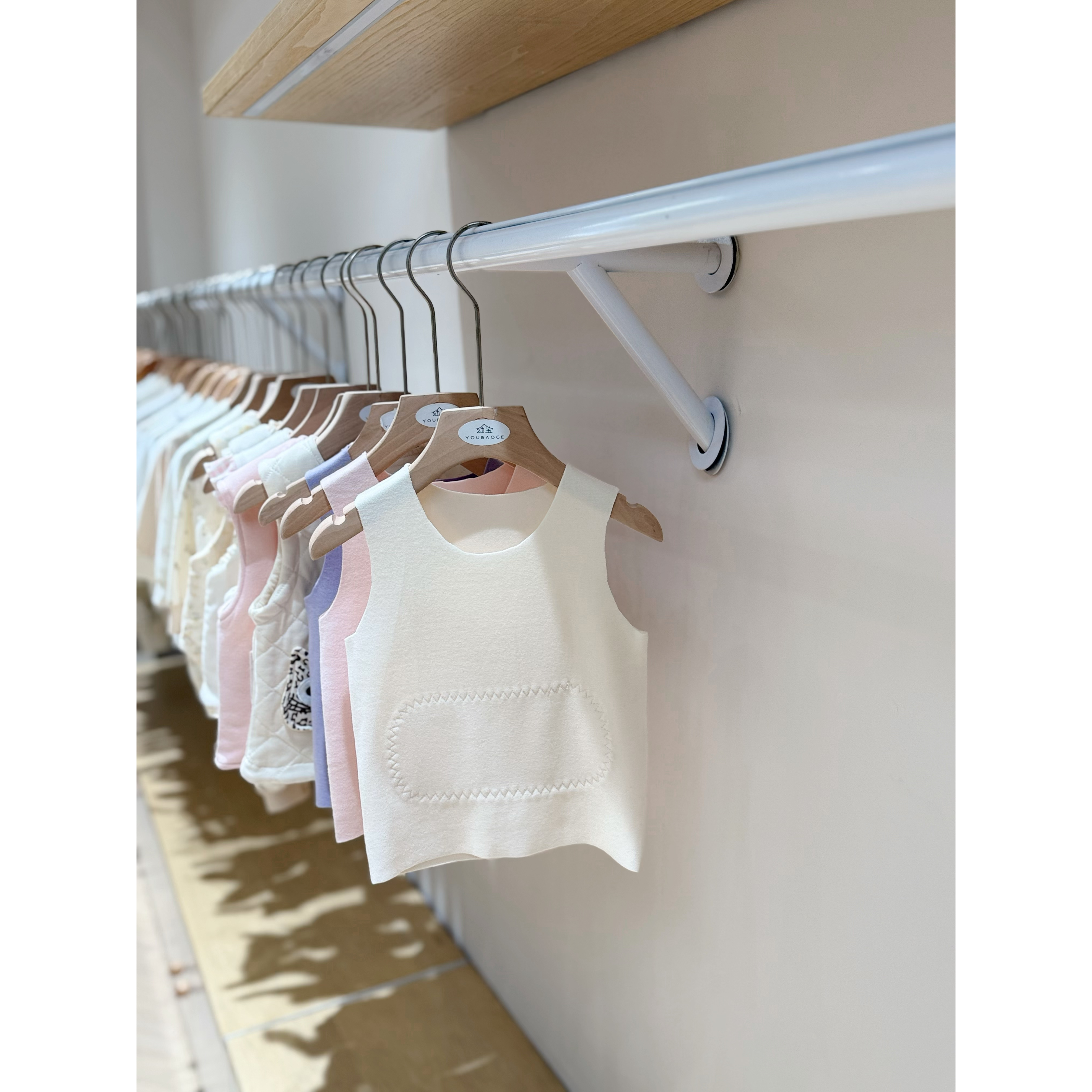 2025秋季新款婴童上衣无痕护肚背心91625111