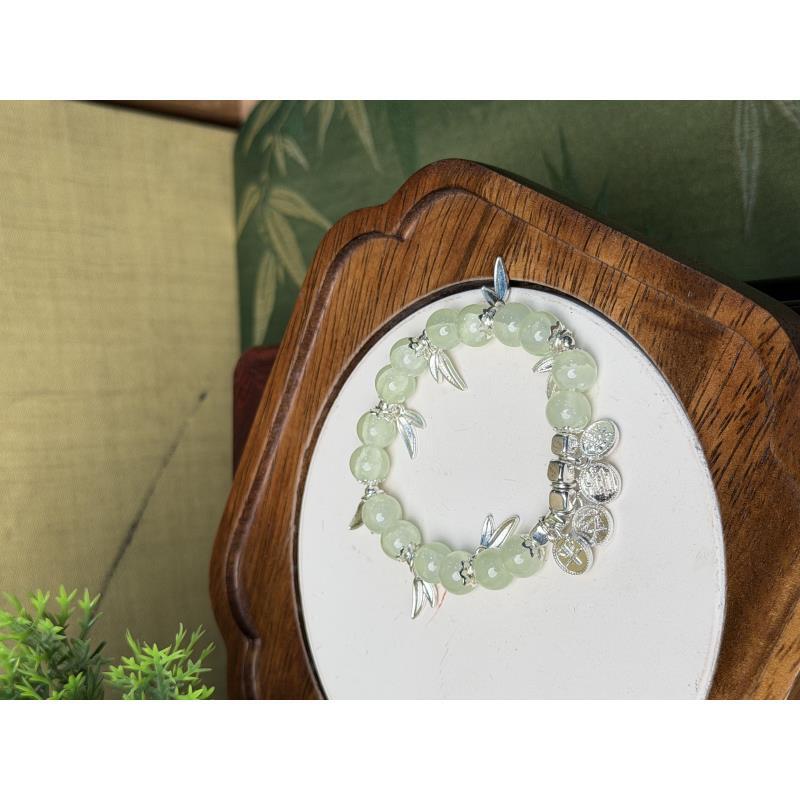 合金仿水晶手链 DG1171-中式平安喜乐手串DG