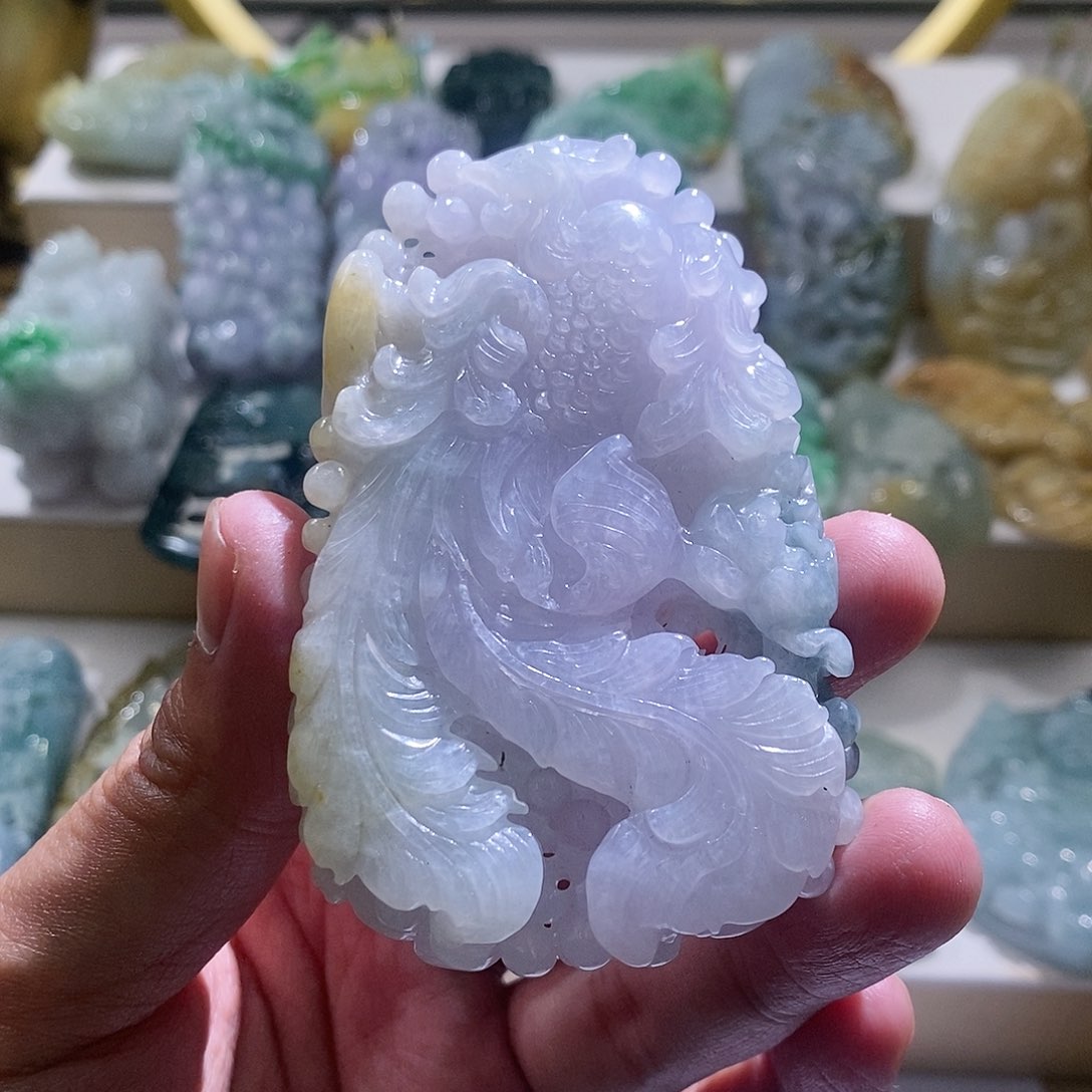 【闪购商品】翡翠颈饰未镶嵌凤凰