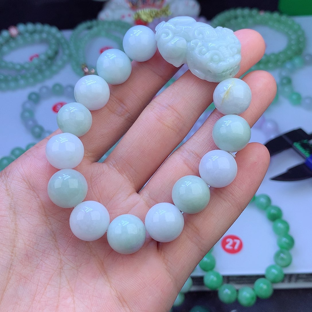 翡翠未镶嵌毛衣链