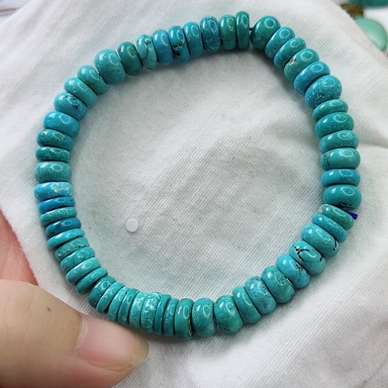 绿松石珠宝奇石未镶嵌淡*凡