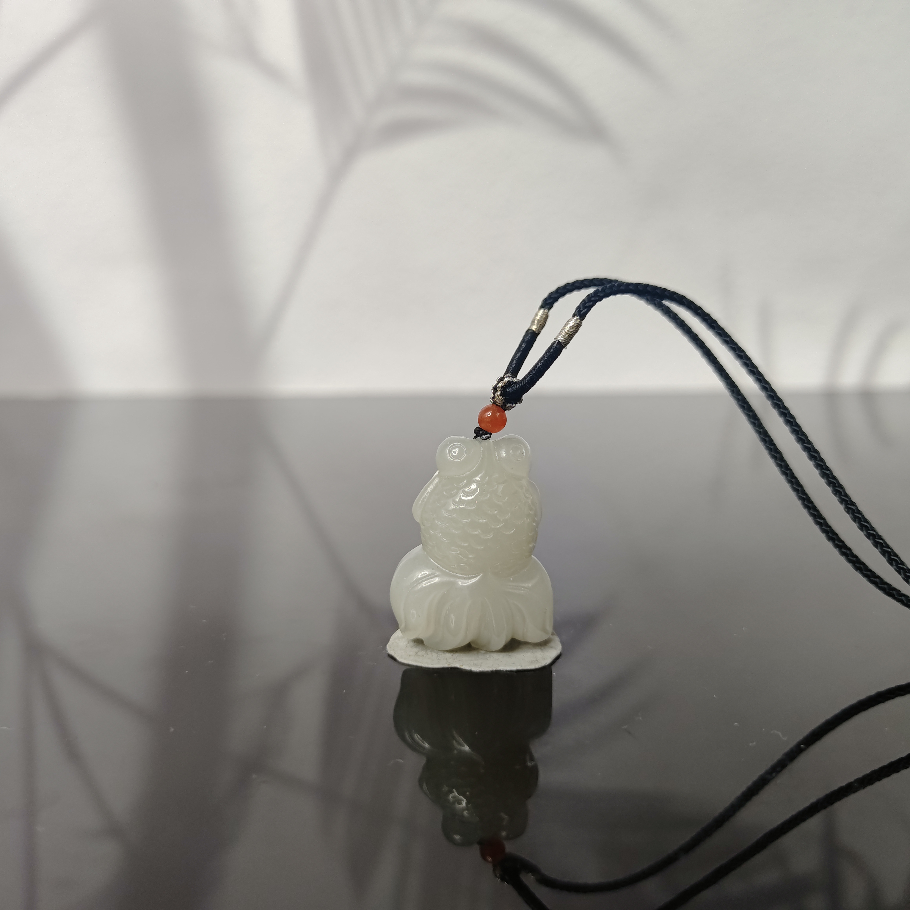 Z和田玉锦鲤吊坠0307