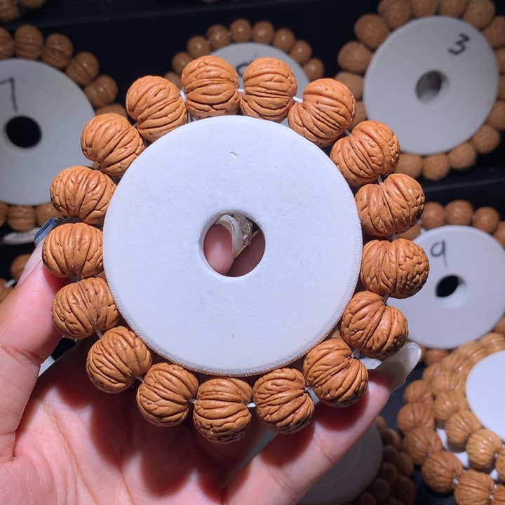 桃核手串野生大开口