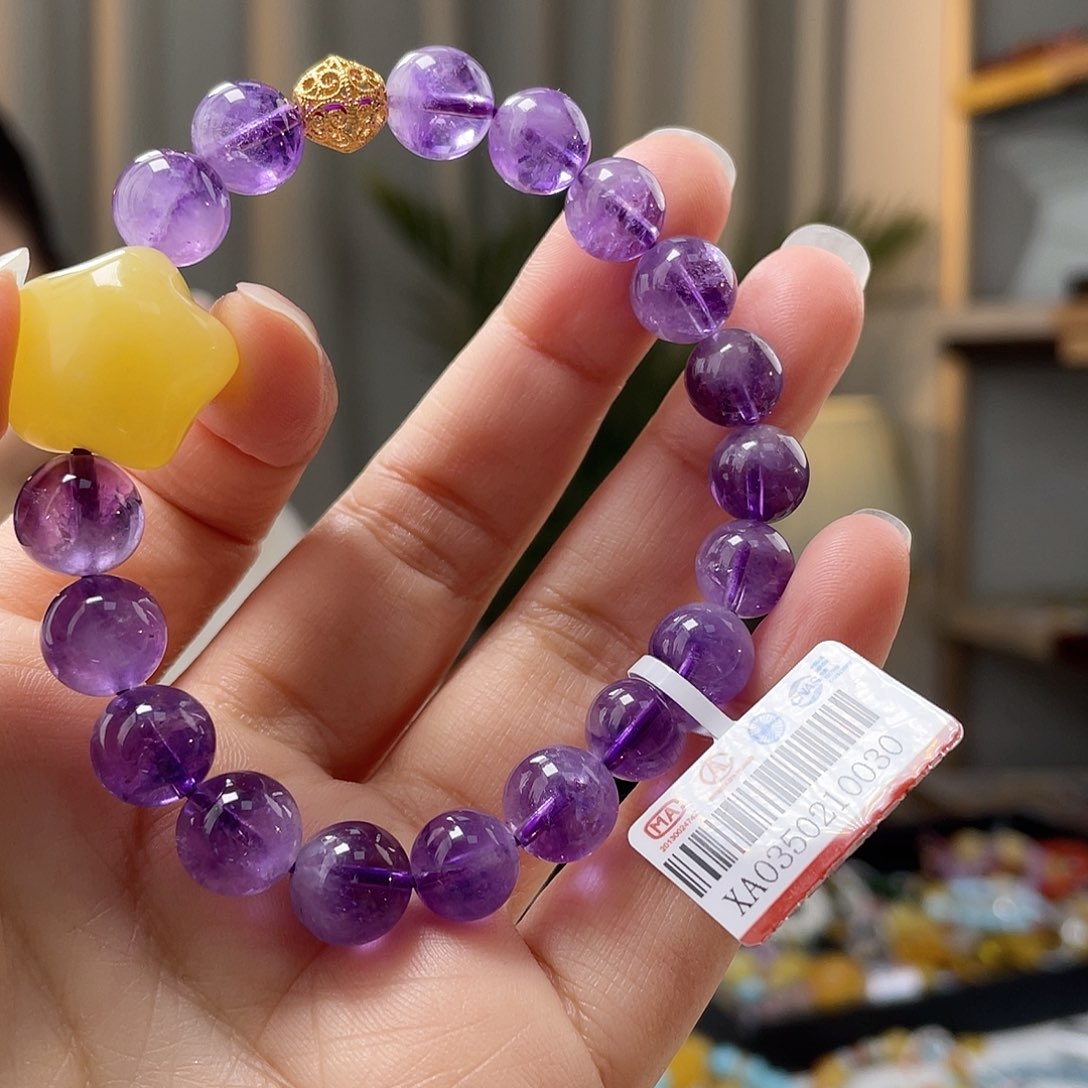 琥珀裸石未镶嵌蜜蜡手串