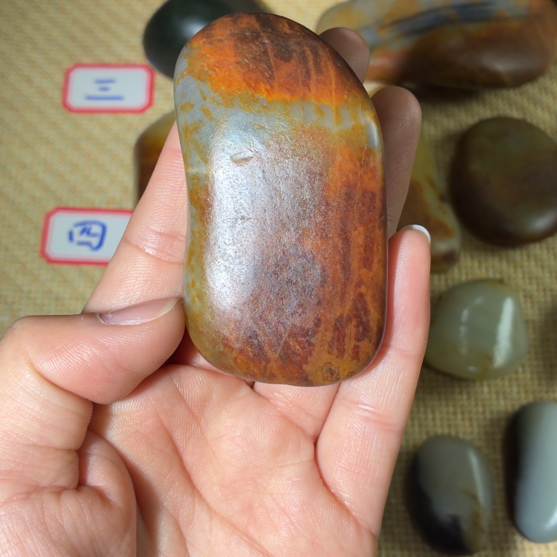 和田玉未镶嵌挂件105g
